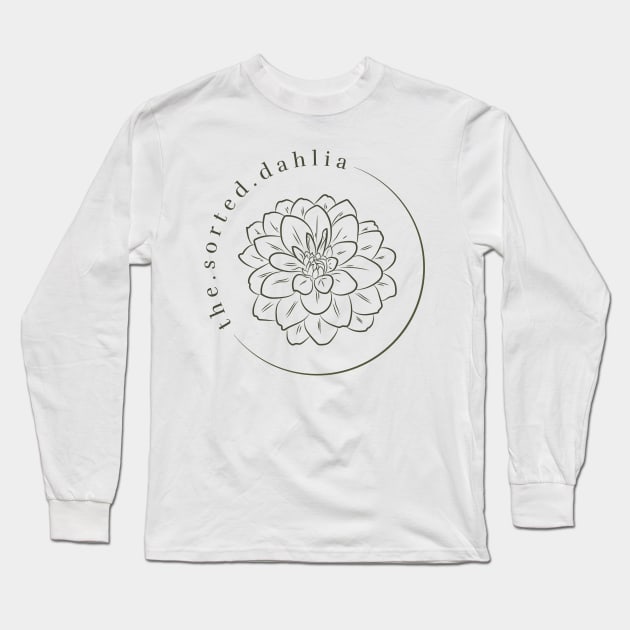 Dahlia flower Long Sleeve T-Shirt by chuseco3